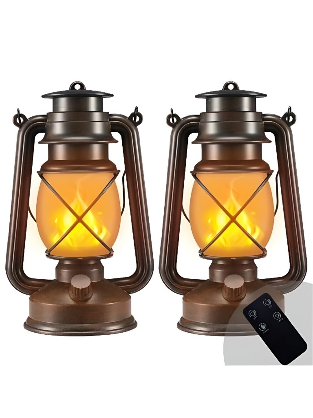 Outdoor Lanterns Waterproof Hanging Vintage LED Camping Lamps with Dancing